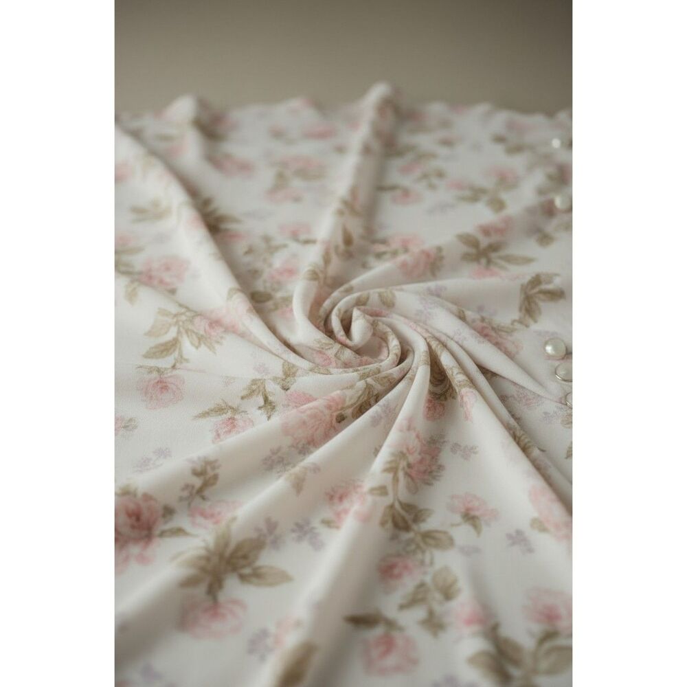 Betsey Johnson XL Floral Baby Doll Dress 100% Polyester Off Shoulder Puff Sleave - Picture 6 of 6